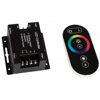 RGB touch контроллер 18A RF 216W 12V black premium